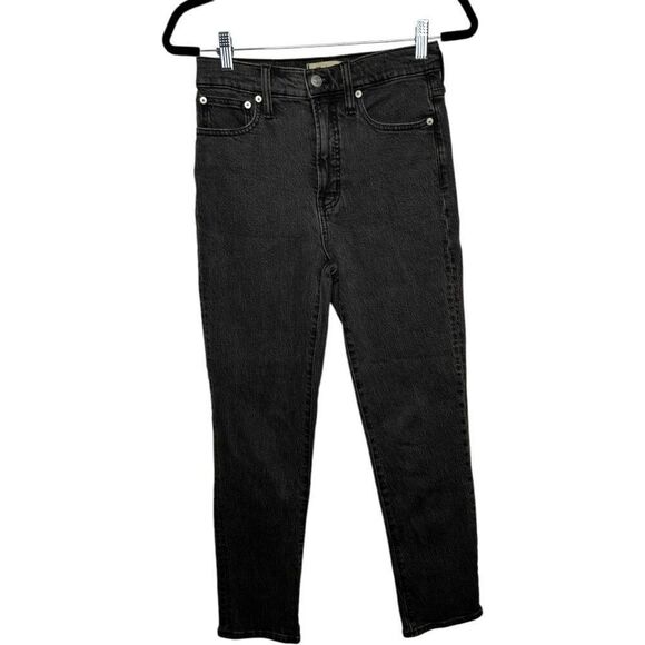 Madewell The Perfect Vintage Jean Size 25 Charcoal Gray Classic Timeless Minimal - Picture 1 of 11